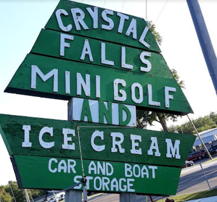 Crystal Falls Mini Golf & Ice Cream Shop - Web Listing